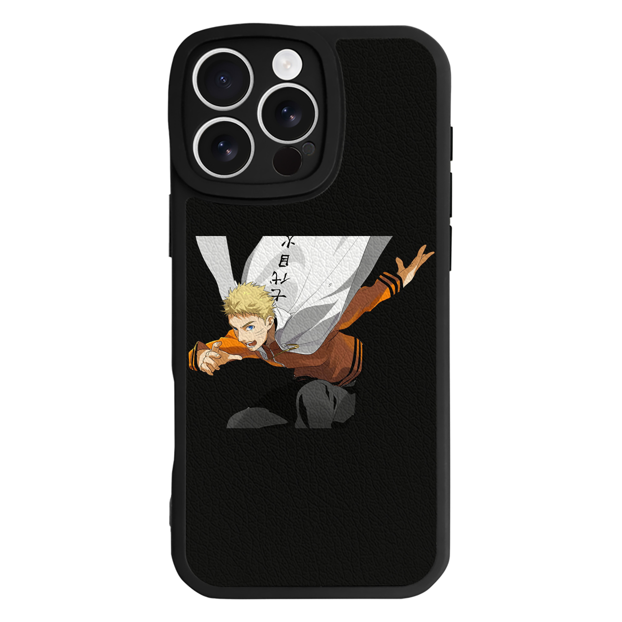 （画像用） NARUTO -ナルト- うずまき ナルト Uzumaki Naruto 【iPhone 16シリーズ対応】シリコンスマホケース（レザー調） 材質：シリコン